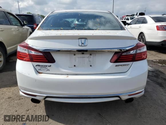 ✅ 2016 Honda Accord Sport • VIN: 1HGCR2F57GA027395 • Lot: 81804745. Listed on Copart with 106,843 mi. Free auction sales archive from the USA and detailed vehicle history report at DreamBid. Image 6.