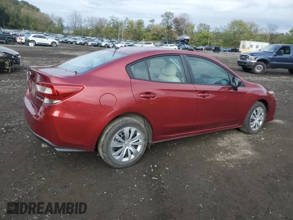 2020 Subaru Impreza with VIN 4S3GKAB65L3601794, listed as a Copart auction lot 86772035 with 28,969 mi miles and Salvage title. Bid and sale history available at DreamBid. Image 3.
