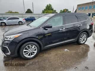 2019 Hyundai Santa Fe SE with VIN KM8SMDHF5KU307152, listed as a Copart auction lot 81616625 with 41,687 mi miles and Salvage title. Bid and sale history available at DreamBid. Image 1.