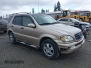 ✅ 2002 Mercedes-Benz M 320/430/500 • VIN: 4JGAB54E92A334912 • Lot: 41825224. Listed on IAAI with 172,579 mi. Free auction sales archive from the USA and detailed vehicle history report at DreamBid. Image 1.