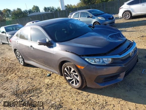 ✅ 2017 Honda Civic EX • VIN: 2HGFC2F76HH536588 • Lot: 43405809. Listed on IAAI with 104,263 mi. Free auction sales archive from the USA and detailed vehicle history report at DreamBid. Image 1.