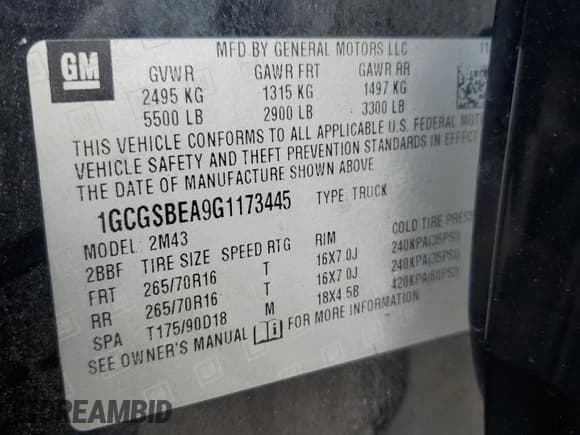 ✅ 2016 Chevrolet Colorado 2WD WT • VIN: 1GCGSBEA9G1173445 • Lot: 69495674. Wystawiony na Copart z przebiegiem 96 308 mil. Bezpłatny archiwum sprzedaży aukcyjnych z USA i szczegółowy raport historii pojazdu na DreamBid. Zdjęcie 12.