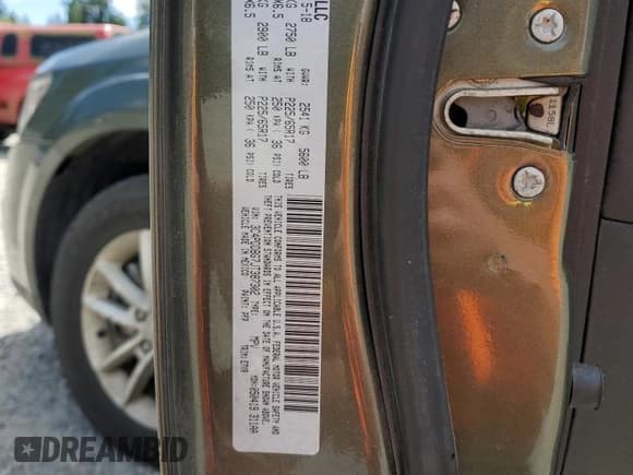 ✅ 2018 Dodge Journey SXT • VIN: 3C4PDDBG7JT387302 • Lot: 63445815. Listed on Copart with 49,724 mi. Free auction sales archive from the USA and detailed vehicle history report at DreamBid. Image 14.