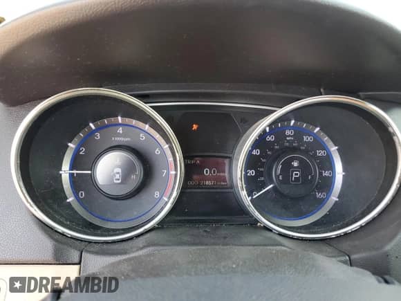 2011 Hyundai Sonata GLS with VIN 5NPEB4AC2BH083131, listed as a Copart auction lot 53552525 with 218,571 mi miles and Salvage title. Bid and sale history available at DreamBid. Image 9.