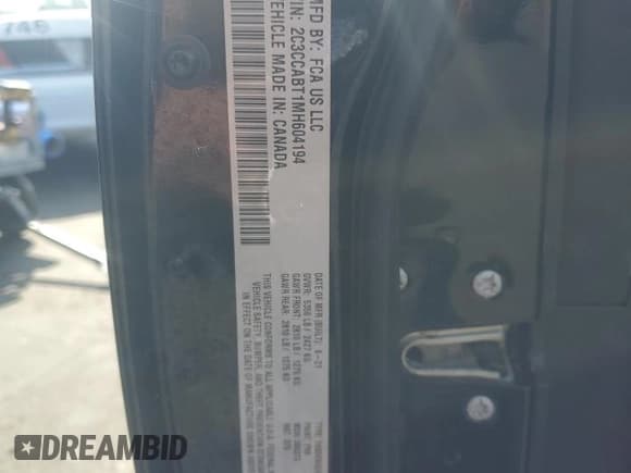 ✅ 2021 Chrysler 300 S • VIN: 2C3CCABT1MH604194 • Lot: 62198595. Listed on Copart with 42,876 mi. Free auction sales archive from the USA and detailed vehicle history report at DreamBid. Image 12.