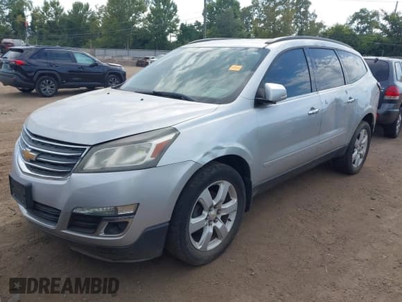 ✅ 2016 Chevrolet Traverse LT • VIN: 1GNKRGKD2GJ173537 • Lot: 43178429. Listed on IAAI with 164,238 mi. Free auction sales archive from the USA and detailed vehicle history report at DreamBid. Image 2.