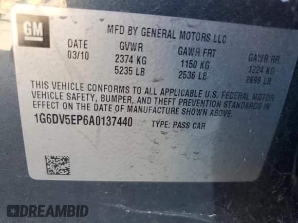 ✅ 2010 Cadillac CTS-V • VIN: 1G6DV5EP6A0137440 • Lot: 82009245. Wystawiony na Copart z przebiegiem 77 595 mil. Bezpłatny archiwum sprzedaży aukcyjnych z USA i szczegółowy raport historii pojazdu na DreamBid. Zdjęcie 12.