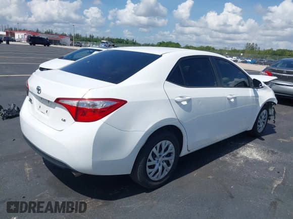 ✅ 2016 Toyota Corolla L • VIN: 2T1BURHE2GC575265 • Lot: 42438427. Listed on IAAI with 163,860 mi. Free auction sales archive from the USA and detailed vehicle history report at DreamBid. Image 4.