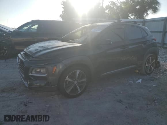 ✅ 2021 Hyundai Kona Limited • VIN: KM8K33A57MU620074 • Лот: 72034384. Опубликован ранее на Copart с пробегом Не указан. Бесплатный доступ к архиву аукционных продаж из США и подробный отчёт об истории автомобиля на DreamBid. Изображение 1.