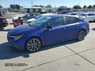 ✅ 2020 Toyota Corolla SE • VIN: 5YFM4RCEXLP040789 • Лот: 87062785. Опубликован ранее на Copart с пробегом 58 446 миль. Бесплатный доступ к архиву аукционных продаж из США и подробный отчёт об истории автомобиля на DreamBid. Изображение 1.