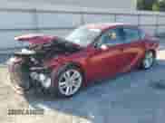 2024 Lexus IS 300 z VIN JTHCA1D2XR5131656, wystawiony jako Copart lot #65702905 z przebiegiem 2 298 mil mil oraz Szkoda całkowita • Salvage title. Historia ofert i sprzedaży dostępna na DreamBid. Obrazek 1.