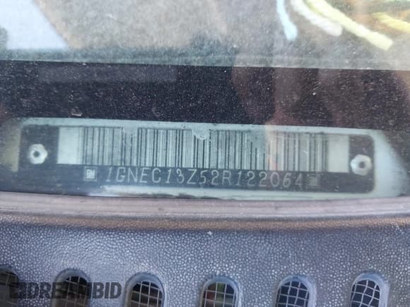 ✅ 2002 Chevrolet Tahoe LS • VIN: 1GNEC13Z52R122064 • Lot: 43636073. Listed on IAAI with 279,645 mi. Free auction sales archive from the USA and detailed vehicle history report at DreamBid. Image 9.