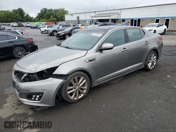 ✅ 2015 Kia Optima SX Turbo • VIN: 5XXGR4A69FG400550 • Lot: 83816245. Listed on Copart with 142,907 mi. Free auction sales archive from the USA and detailed vehicle history report at DreamBid. Image 1.