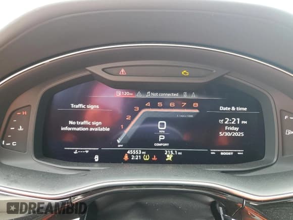 ✅ 2020 Audi SQ8 Prestige • VIN: WA1CWAF19LD027366 • Lot: 59028495. Listed on Copart with 45,553 mi. Free auction sales archive from the USA and detailed vehicle history report at DreamBid. Image 9.