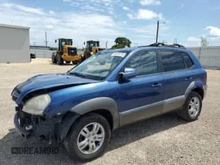 2007 Hyundai Tucson SE with VIN KM8JN12D97U474801, listed as a Copart auction lot 64245115 with 206,221 mi miles and Salvage title. Bid and sale history available at DreamBid. Image 1.