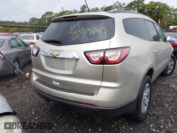✅ 2015 Chevrolet Traverse LT • VIN: 1GNKRHKD3FJ130720 • Lot: 43306819. Listed on IAAI with Not provided. Free auction sales archive from the USA and detailed vehicle history report at DreamBid. Image 15.