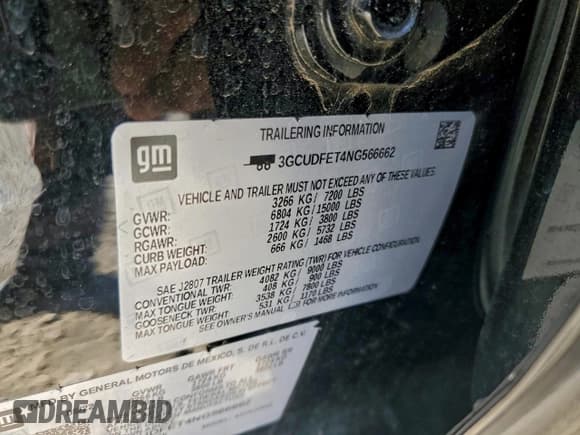 ✅ 2022 Chevrolet Silverado 1500 LT Trail Boss • VIN: 3GCUDFET4NG566662 • Лот: 95249945. Опубликован ранее на Copart с пробегом 23 838 миль. Бесплатный доступ к архиву аукционных продаж из США и подробный отчёт об истории автомобиля на DreamBid. Изображение 12.