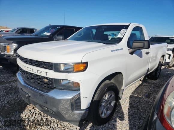 ✅ 2020 Chevrolet Silverado 1500 Work Truck • VIN: 3GCNWAEF2LG246247 • Лот: 84002735. Опубликован ранее на Copart с пробегом 189 254 миль. Бесплатный доступ к архиву аукционных продаж из США и подробный отчёт об истории автомобиля на DreamBid. Изображение 1.