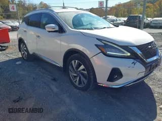 ✅ 2019 Nissan Murano Platinum • VIN: 5N1AZ2MS6KN135762 • Lot: 43477576. Wystawiony na IAAI z przebiegiem 81 196 mil. Bezpłatny archiwum sprzedaży aukcyjnych z USA i szczegółowy raport historii pojazdu na DreamBid. Zdjęcie 1.