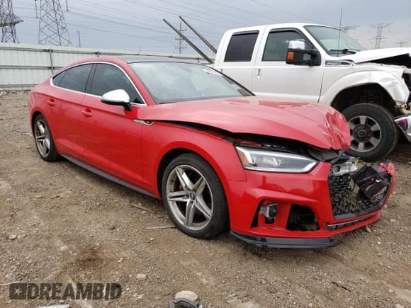 ✅ 2018 Audi S5 Sportback Prestige • VIN: WAUC4CF53JA068551 • Lot: 48503333. Wystawiony na Copart z przebiegiem Nie podano. Bezpłatny archiwum sprzedaży aukcyjnych z USA i szczegółowy raport historii pojazdu na DreamBid. Zdjęcie 4.