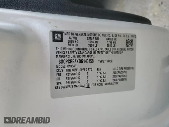 ✅ 2013 Chevrolet Silverado 1500 LS • VIN: 3GCPCREAXDG148458 • Lot: 81465115. Listed on Copart with 136,547 mi. Free auction sales archive from the USA and detailed vehicle history report at DreamBid. Image 12.