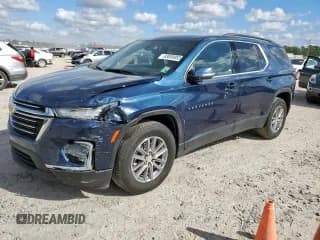 ✅ 2023 Chevrolet Traverse LT Cloth • VIN: 1GNEVGKW1PJ145867 • Lot: 93089955. Listed on Copart with 52,731 mi. Free auction sales archive from the USA and detailed vehicle history report at DreamBid. Image 1.