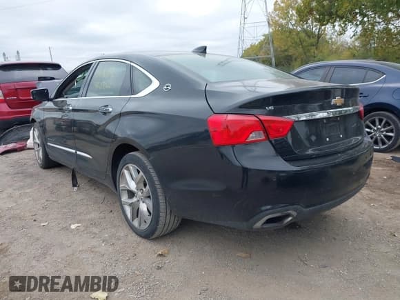 ✅ 2017 Chevrolet Impala Premier • VIN: 2G1145S31H9192309 • Lot: 43516109. Listed on IAAI with 140,370 mi. Free auction sales archive from the USA and detailed vehicle history report at DreamBid. Image 3.