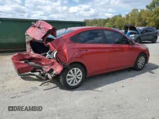 2020 Hyundai Accent SE with VIN 3KPC24A64LE117156, listed as a Copart auction lot 81082805 with 124,612 mi miles and Salvage title. Bid and sale history available at DreamBid. Image 3.