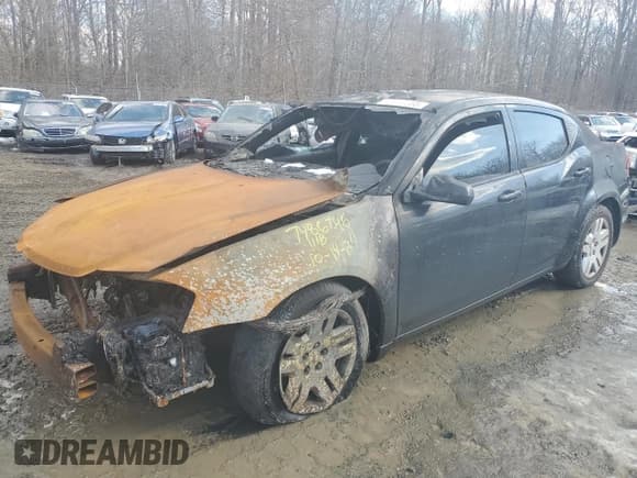 ✅ 2012 Dodge Avenger SE • VIN: 1C3CDZAB6CN115459 • Лот: 42348035. Опубликован ранее на Copart с пробегом Не указан. Бесплатный доступ к архиву аукционных продаж из США и подробный отчёт об истории автомобиля на DreamBid. Изображение 1.