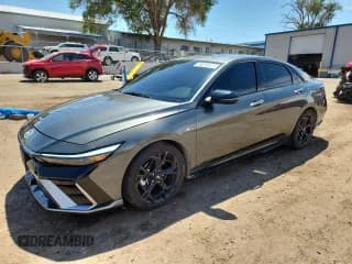 ✅ 2024 Hyundai Elantra N Line • VIN: KMHLR4DF5RU777994 • Лот: 68510585. Опубликован ранее на Copart с пробегом 21 696 миль. Бесплатный доступ к архиву аукционных продаж из США и подробный отчёт об истории автомобиля на DreamBid. Изображение 1.