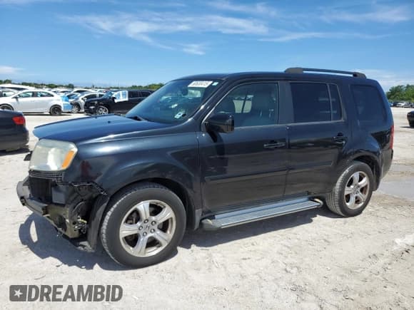 ✅ 2013 Honda Pilot EX-L • VIN: 5FNYF3H57DB007540 • Lot: 60630415. Listed on Copart with 114,452 mi. Free auction sales archive from the USA and detailed vehicle history report at DreamBid. Image 1.