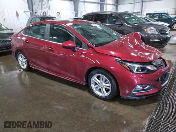 ✅ 2018 Chevrolet Cruze LT • VIN: 1G1BE5SM6J7196308 • Lot: 61964723. Listed on Copart with 44,157 mi. Free auction sales archive from the USA and detailed vehicle history report at DreamBid. Image 4.