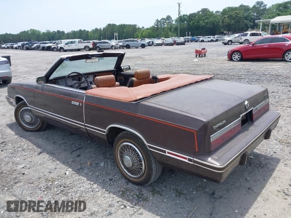 ✅ 1982 Chrysler LeBaron • VIN: 1C3BC55D2CG145033 • Lot: 42145500. Wystawiony na IAAI z przebiegiem 20 643 mil. Bezpłatny archiwum sprzedaży aukcyjnych z USA i szczegółowy raport historii pojazdu na DreamBid. Zdjęcie 3.