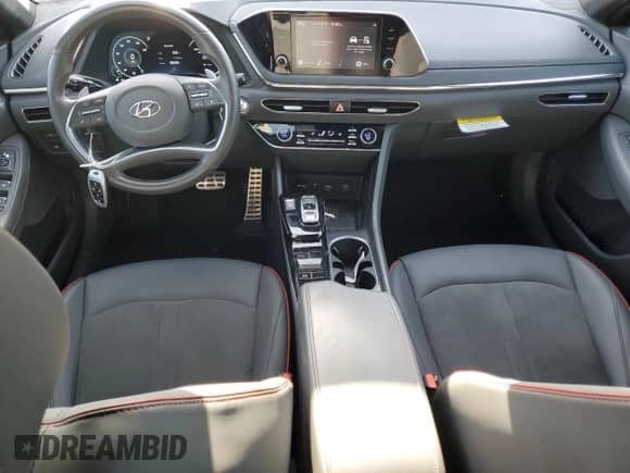 2021 Hyundai Sonata SEL Plus z VIN 5NPEJ4J21MH123454, wystawiony jako Copart lot #57155845 z przebiegiem 209 873 mil mil oraz Szkoda całkowita • Salvage title. Historia ofert i sprzedaży dostępna na DreamBid. Obrazek 8.