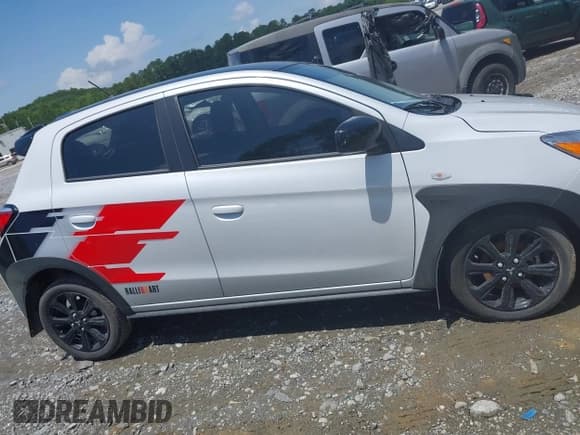 ✅ 2023 Mitsubishi Mirage Black Edition • VIN: ML32AWHJ0PH005641 • Lot: 39886475. Listed on IAAI with 11,379 mi. Free auction sales archive from the USA and detailed vehicle history report at DreamBid. Image 13.