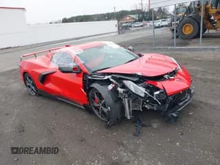 ✅ 2021 Chevrolet Corvette 3LT • VIN: 1G1YC3D41M5125955 • Lot: 43601090. Listed on IAAI with 21,180 mi. Free auction sales archive from the USA and detailed vehicle history report at DreamBid. Image 1.