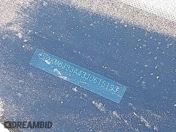 2018 Hyundai Tucson SEL with VIN KM8J33A43JU615193, listed as a IAAI auction lot 43446233 with 143,042 mi miles and . Bid and sale history available at DreamBid. Image 17.