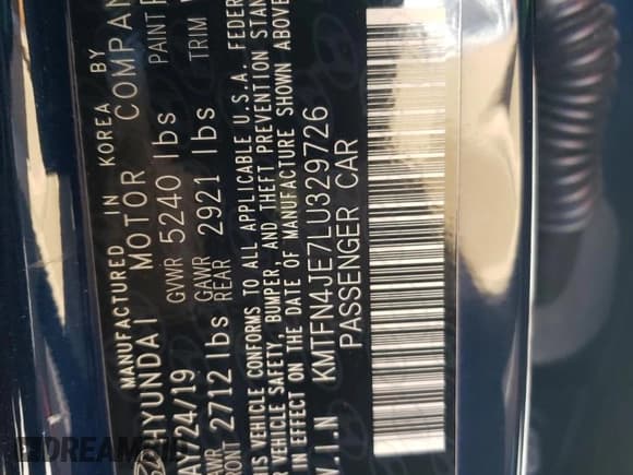 ✅ 2020 Genesis G80 3.8L • VIN: KMTFN4JE7LU329726 • Лот: 45546975. Опубликован ранее на Copart с пробегом 58 159 миль. Бесплатный доступ к архиву аукционных продаж из США и подробный отчёт об истории автомобиля на DreamBid. Изображение 12.