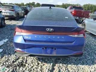 2023 Hyundai Elantra SEL with VIN KMHLS4AG3PU576349, listed as a Copart auction lot 71510705 with 22,104 mi miles and Salvage title. Bid and sale history available at DreamBid. Image 6.