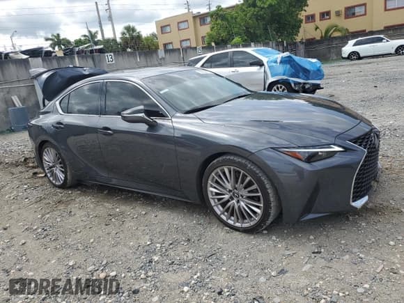 ✅ 2023 Lexus IS 300 • VIN: JTHDA1D28P5128529 • Lot: 59092495. Listed on Copart with 14,706 mi. Free auction sales archive from the USA and detailed vehicle history report at DreamBid. Image 4.