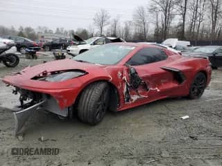 2024 Chevrolet Corvette 2LT с VIN 1G1YB3D41R5123651, выставлен на аукционе Copart как лот 44586495 с пробегом 10 847 миль миль и Списание • Salvage title. История ставок и продаж доступна на DreamBid. Изображение 1.
