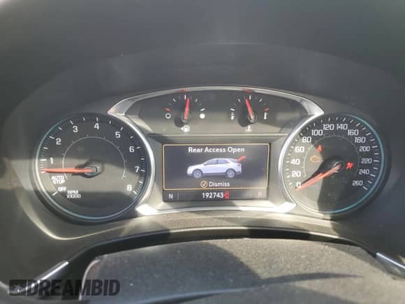 2019 Chevrolet Equinox LT with VIN 2GNAXVEX6K6125881, listed as a Copart auction lot 85725155 with 192,743 mi miles and Clean title. Bid and sale history available at DreamBid. Image 9.