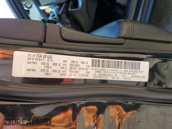 ✅ 2015 Jeep Grand Cherokee Laredo • VIN: 1C4RJFAG4FC738412 • Лот: 82581815. Опубликован ранее на Copart с пробегом 205 872 миль. Бесплатный доступ к архиву аукционных продаж из США и подробный отчёт об истории автомобиля на DreamBid. Изображение 13.