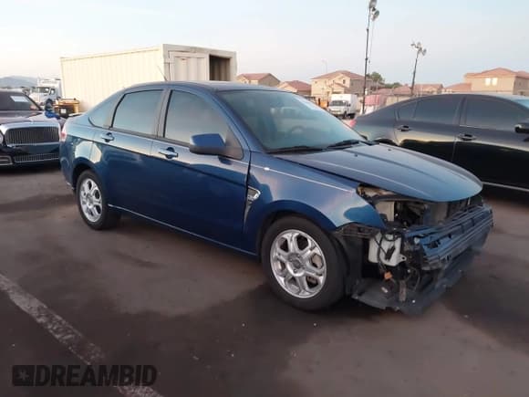 ✅ 2008 Ford Focus SE • VIN: 1FAHP35N68W296063 • Lot: 43646551. Listed on IAAI with 100,301 mi. Free auction sales archive from the USA and detailed vehicle history report at DreamBid. Image 1.