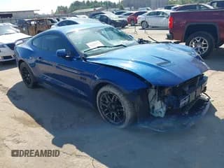 ✅ 2022 Ford Mustang GT Premium • VIN: 1FA6P8CF6N5147721 • Lot: 43408471. Listed on IAAI with 20,902 mi. Free auction sales archive from the USA and detailed vehicle history report at DreamBid. Image 1.