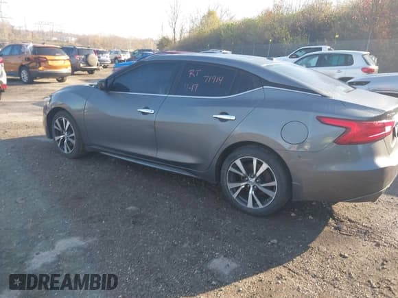 ✅ 2017 Nissan Maxima SV • VIN: 1N4AA6AP8HC369544 • Lot: 40936518. Listed on IAAI with 121,994 mi. Free auction sales archive from the USA and detailed vehicle history report at DreamBid. Image 3.