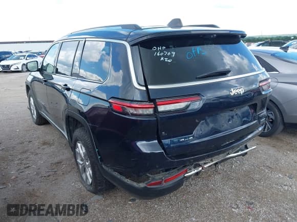 ✅ 2023 Jeep Grand Cherokee Limited • VIN: 1C4RJKBG3P8854132 • Lot: 42718689. Listed on IAAI with 27,637 mi. Free auction sales archive from the USA and detailed vehicle history report at DreamBid. Image 3.