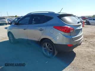 2015 Hyundai Tucson Limited with VIN KM8JU3AG4FU973160, listed as a IAAI auction lot 43419711 with 123,320 mi miles and . Bid and sale history available at DreamBid. Image 3.