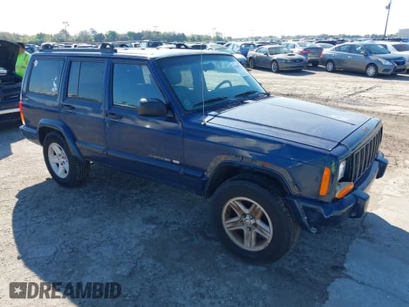 ✅ 2001 Jeep Cherokee Sport • VIN: 1J4FF58S21L612724 • Lot: 41668763. Listed on IAAI with 122,464 mi. Free auction sales archive from the USA and detailed vehicle history report at DreamBid. Image 1.