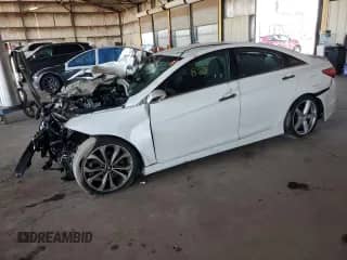 2014 Hyundai Sonata SE with VIN 5NPEC4AC5EH876828, listed as a Copart auction lot 85120175 with Not provided miles and Salvage title. Bid and sale history available at DreamBid. Image 1.